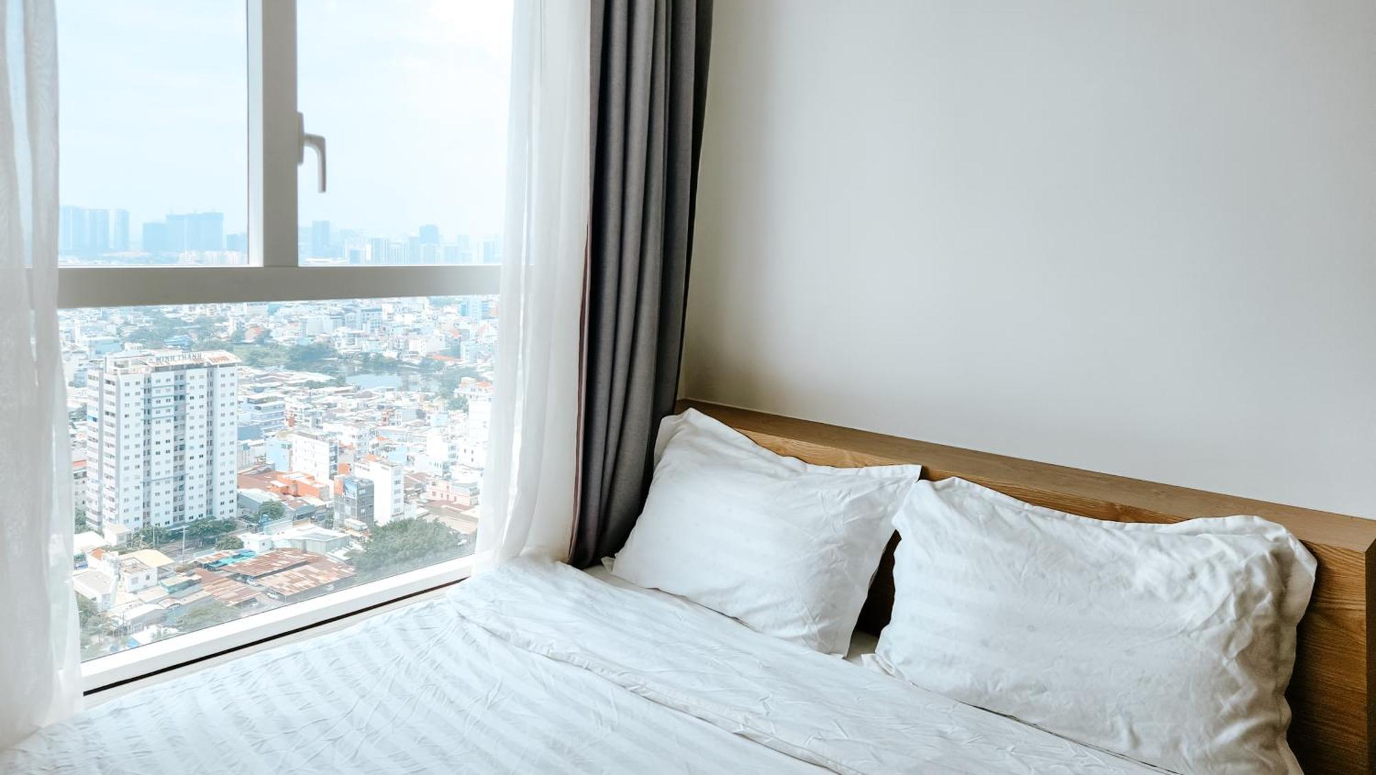 הו צ'י מין סיטי Sunrise City View Apartment , Near Lotte Mart מראה חיצוני תמונה
