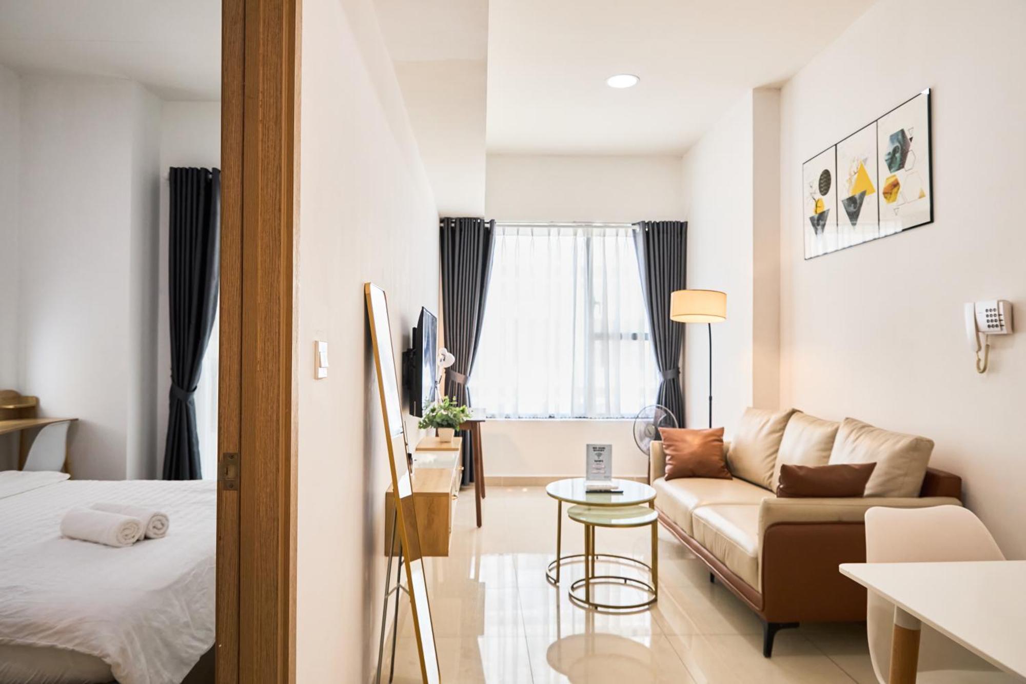 הו צ'י מין סיטי Sunrise City View Apartment , Near Lotte Mart מראה חיצוני תמונה
